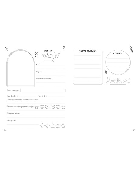 Book my creative project notebook