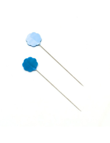 Clover flower-shaped fine head pins
