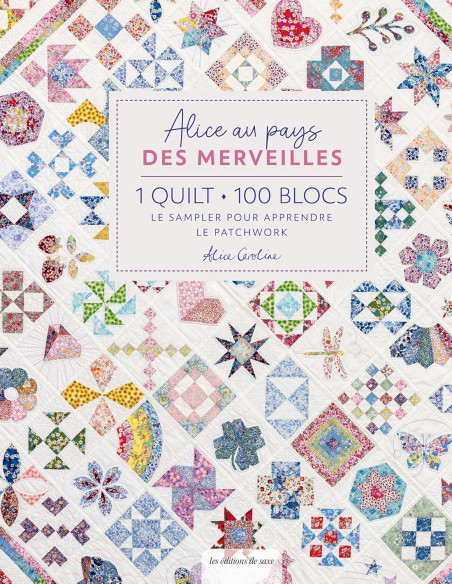 Book 1 quilt, 100 blocks - Alice in Wonderland