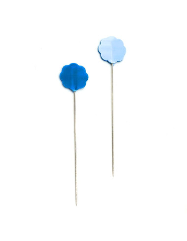 Clover flower-shaped fine head pins