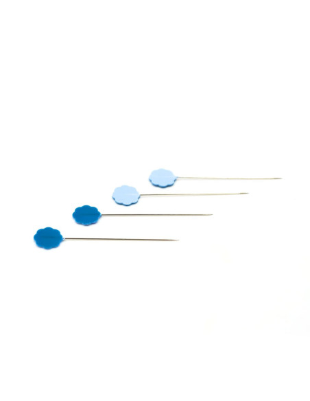 Clover flower-shaped fine head pins