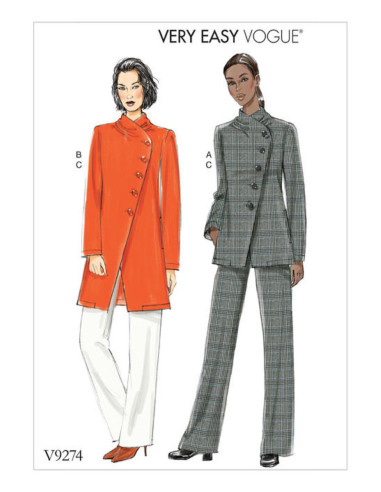 Jacket and pants pattern - Vogue 9274