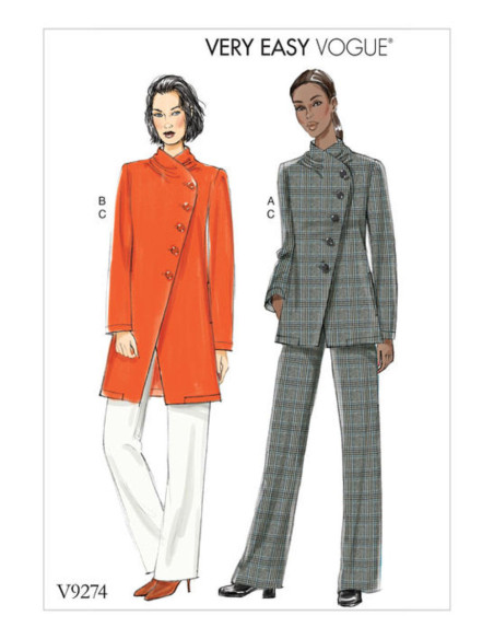 Jacket and pants pattern - Vogue 9274