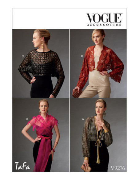 Bolero and Mini Cape Pattern - Vogue 9276