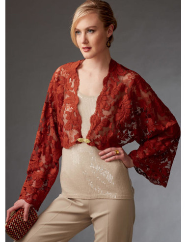 Bolero and Mini Cape Pattern - Vogue 9276