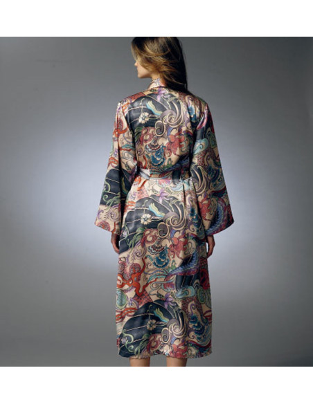 Robe, camisole, slip, and panties pattern - Vogue 8888