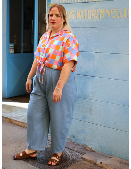 Patron de pantalon, wide leg ou barrel Inti - Marmaï Patterns