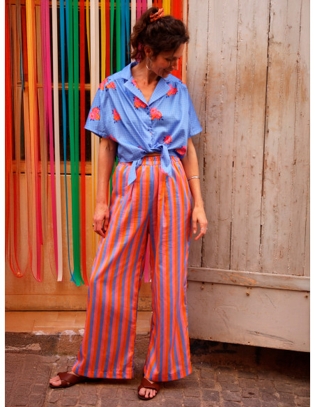 Patron de pantalon, wide leg ou barrel Inti - Marmaï Patterns