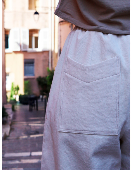 Patron de pantalon, wide leg ou barrel Inti - Marmaï Patterns