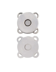 18 mm magnetic snap buttons to sew - Silver 2