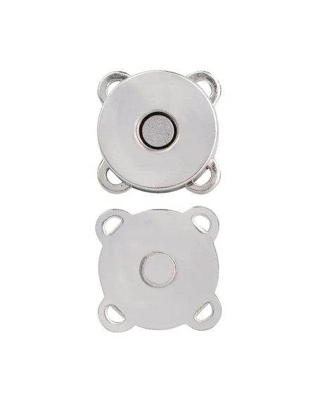 19 mm magnetic snap buttons to sew - Silver