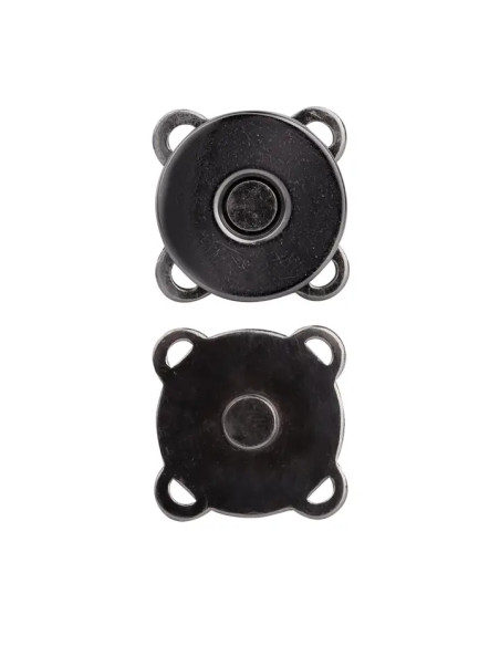19 mm magnetic snap buttons to sew - Black