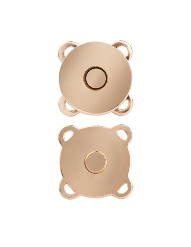 19 mm magnetic snap buttons to sew - Gold