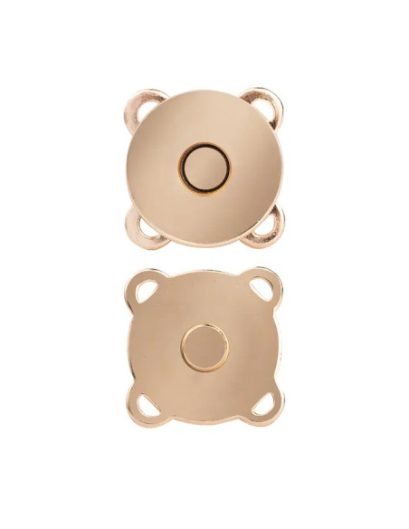 19 mm magnetic snap buttons to sew - Gold