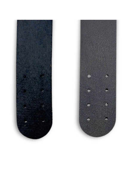 Faux leather bag straps - Black