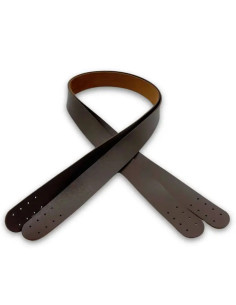 Faux leather bag straps - Brown