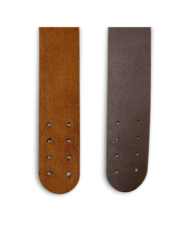 Faux leather bag straps - Brown