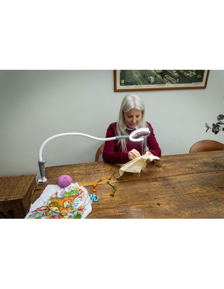 Daylight Magnificent Pro clamp magnifying lamp