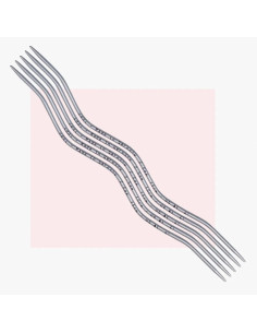 Crasy Snake Addi wavy double-pointed needles