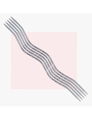 Crasy Snake Addi wavy double-pointed needles