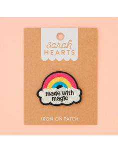 Magic rainbow iron-on patch 2
