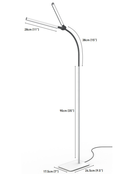 Daylight DuoPro floor lamp