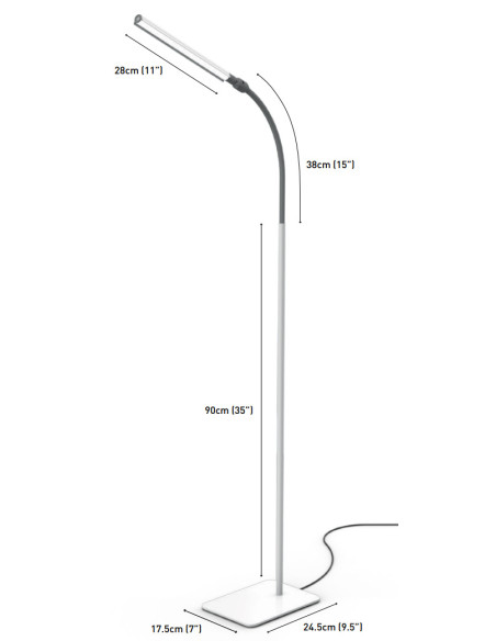 Daylight UnoPro floor lamp