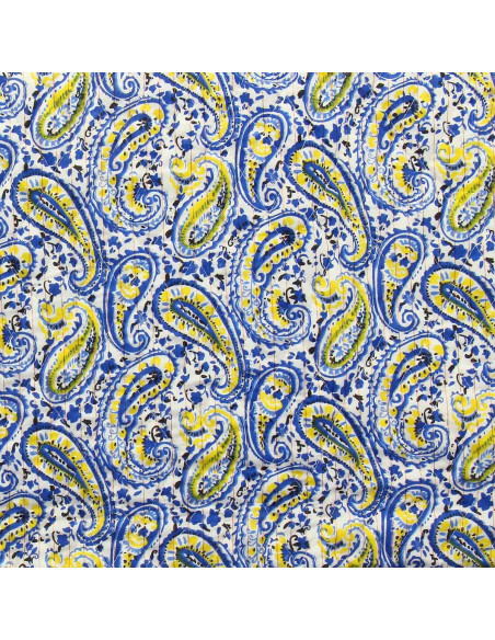 Indian quilted cotton fabric - Srinagar