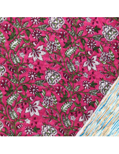 Indian quilted cotton fabric - Darshan