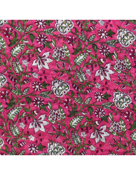 Indian quilted cotton fabric - Darshan