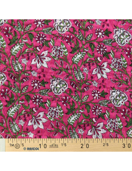 Indian quilted cotton fabric - Darshan