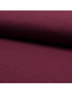 Mixed jogging fabric - Bordeaux