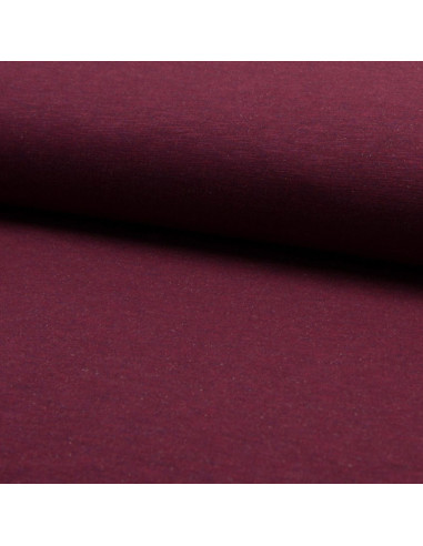Mixed jogging fabric - Bordeaux