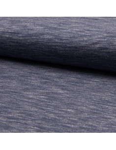 Mixed jogging fabric - Denim blue