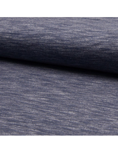Mixed jogging fabric - Denim blue