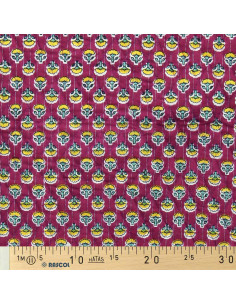 Indian quilted cotton fabric - Anjali 2