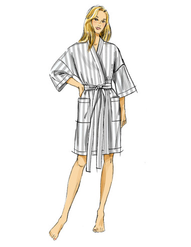 Dressing gown pattern - Butterick 7047