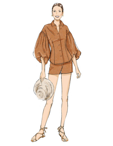 High top pattern - Butterick 7045