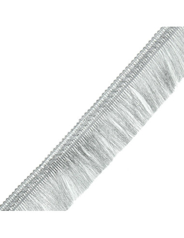 Lurex fringe 50 mm - Silver