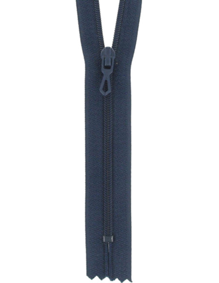 Nylon zipper - Navy blue
