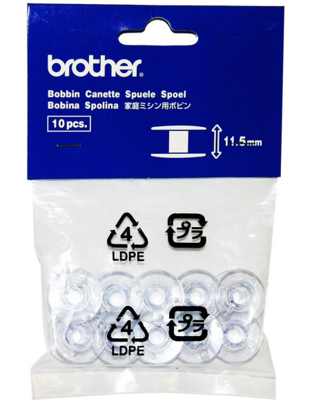 Original Brother bobbins 11.5 mm for sewing machines