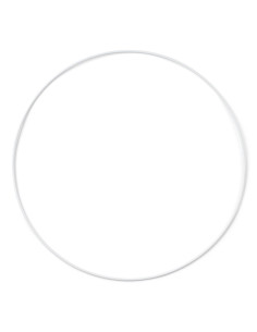 White metal ring for dreamcatcher