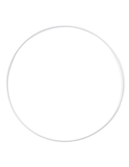 White metal ring for dreamcatcher