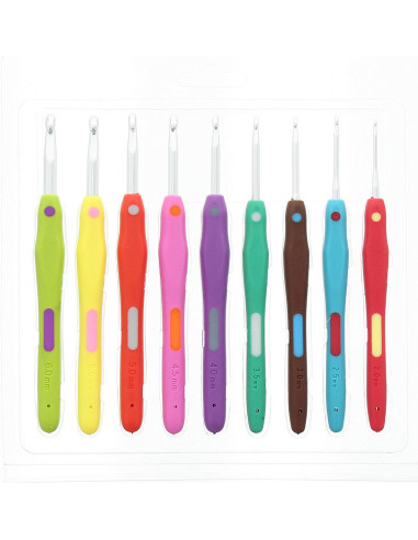 Set of 9 ergonomic hooks Rascol