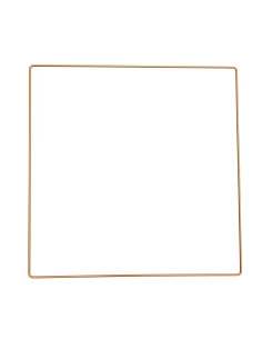 Gold metal square for dreamcatcher