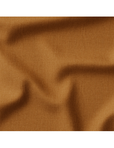 Washed linen fabric - Curry