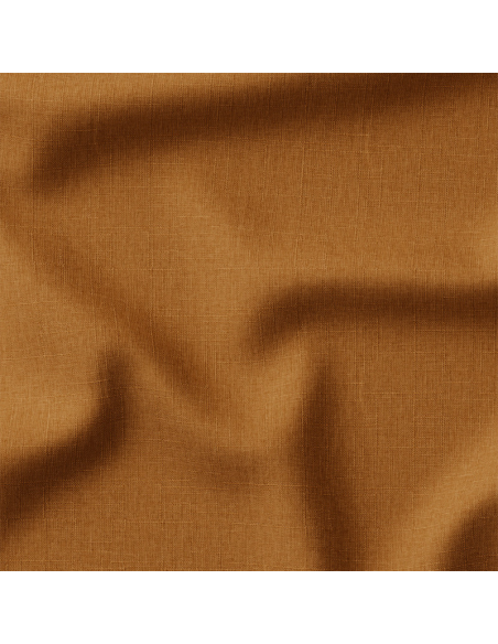 Washed linen fabric - Curry
