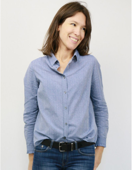 Bindweed Shirt Pattern - Atelier Scämmit