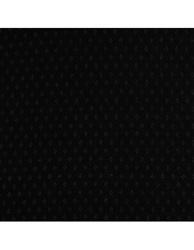Pointelle knit jersey fabric - Black
