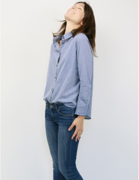 Bindweed Shirt Pattern - Atelier Scämmit